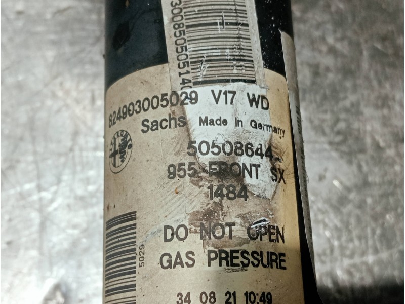 Recambio de amortiguador delantero izquierdo para alfa romeo mito (145) referencia OEM IAM 824903005029 50508644 