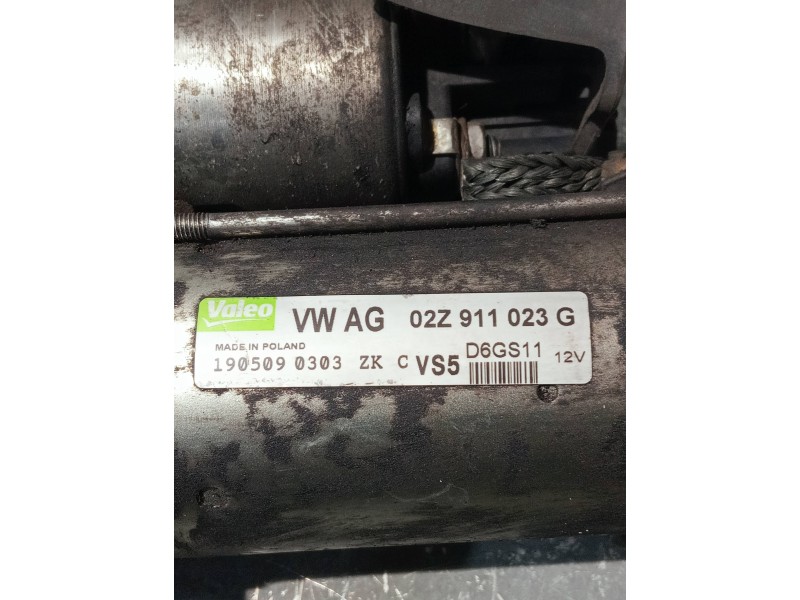 Recambio de motor arranque para seat leon (1p1) referencia OEM IAM 02Z911023G D6GS11 