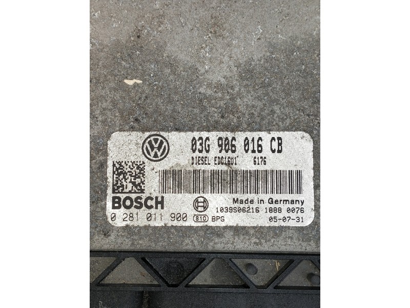 Recambio de centralita motor uce para volkswagen golf v berlina (1k1) referencia OEM IAM 0281011900 03G906016CB 