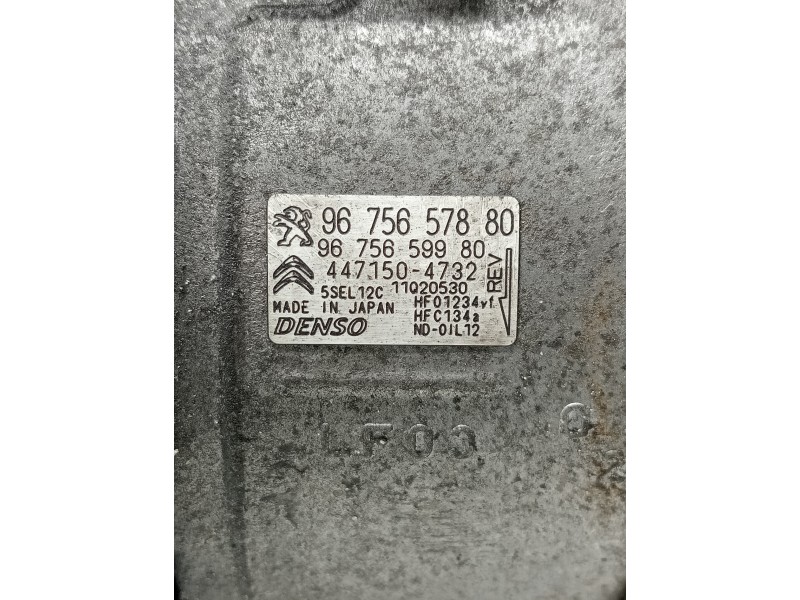Recambio de compresor aire acondicionado para citroen c4 picasso referencia OEM IAM 4471504732 9675657880 9675659980
