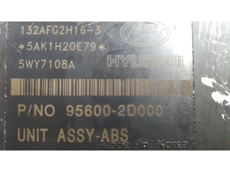 Recambio de abs para hyundai elantra (xd) 1.6 16v cat referencia OEM IAM 956002D000 589202D300 BH60101300