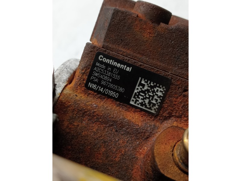 Recambio de bomba inyeccion para citroen c4 picasso referencia OEM IAM A2C53381555 5WS40894 9672605380