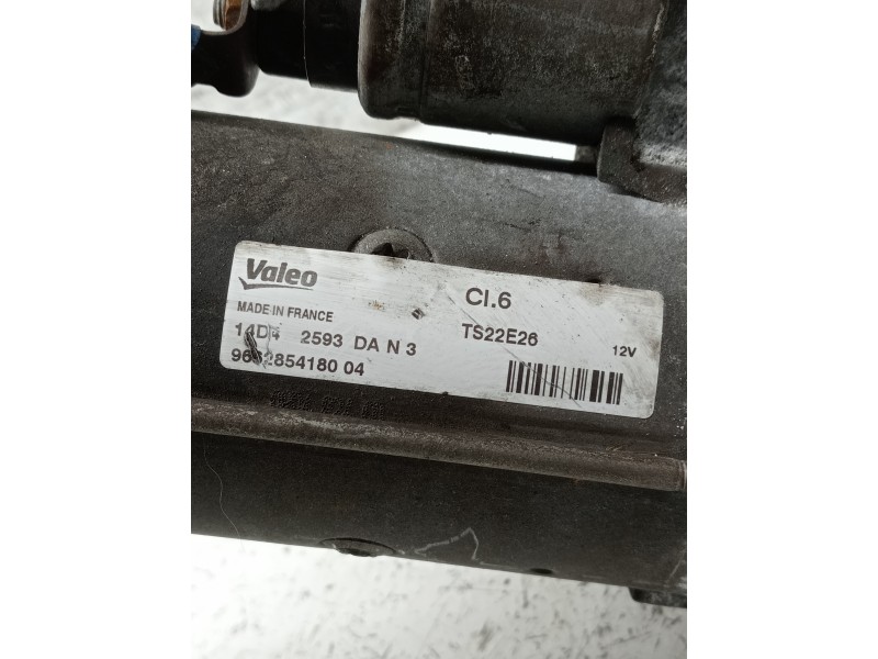 Recambio de motor arranque para citroen c4 picasso referencia OEM IAM 9662854180  
