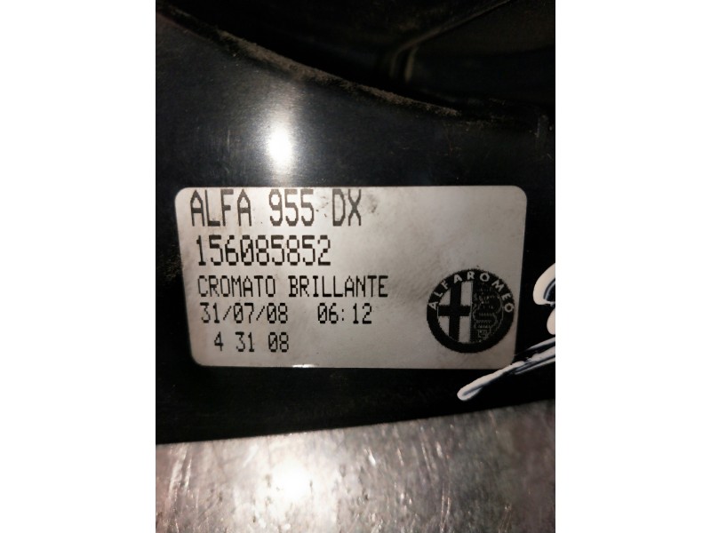 Recambio de piloto trasero derecho para alfa romeo mito (145) referencia OEM IAM 156085852  