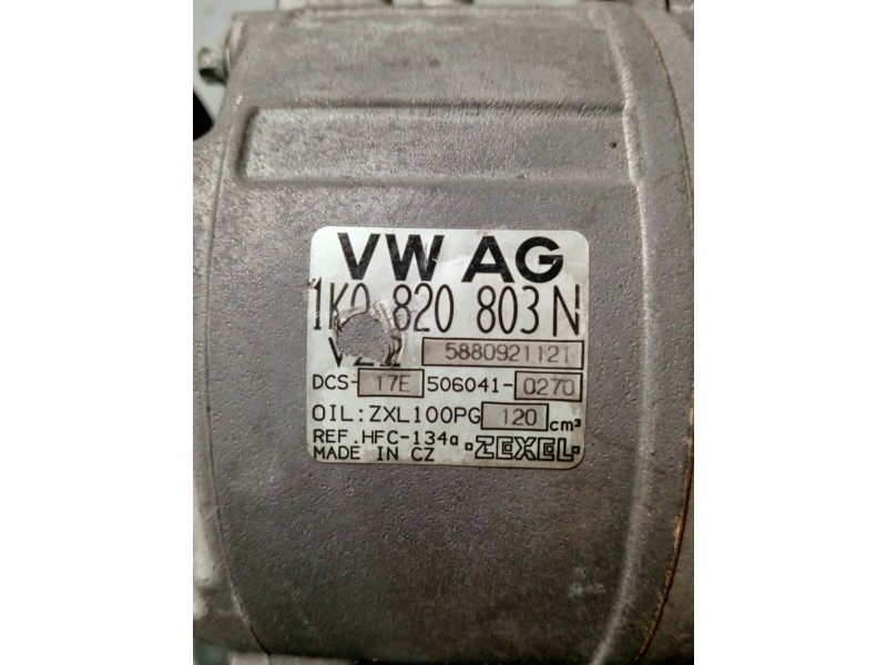 Recambio de compresor aire acondicionado para volkswagen golf v berlina (1k1) referencia OEM IAM 1K0820803N 17E5060410270 