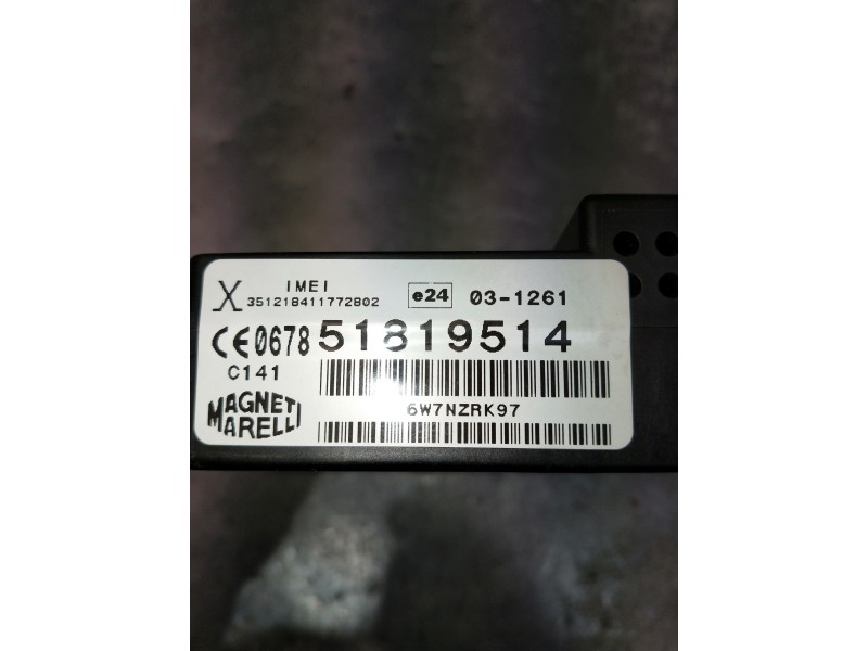 Recambio de modulo electronico para fiat bravo (198) referencia OEM IAM 51819514 6W7NZRK97 