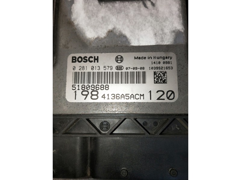 Recambio de centralita motor uce para fiat bravo (198) referencia OEM IAM 0281013579 51809688 