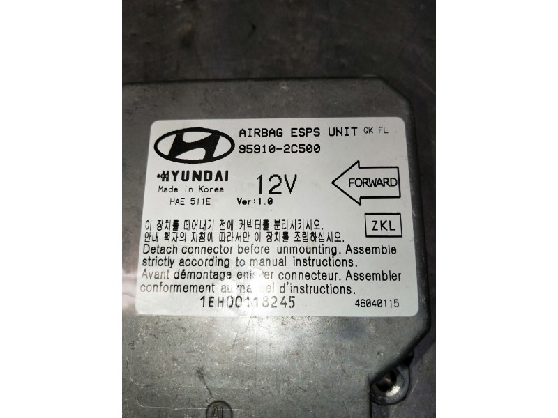 Recambio de centralita airbag para hyundai coupe (gk) referencia OEM IAM 959102C500  