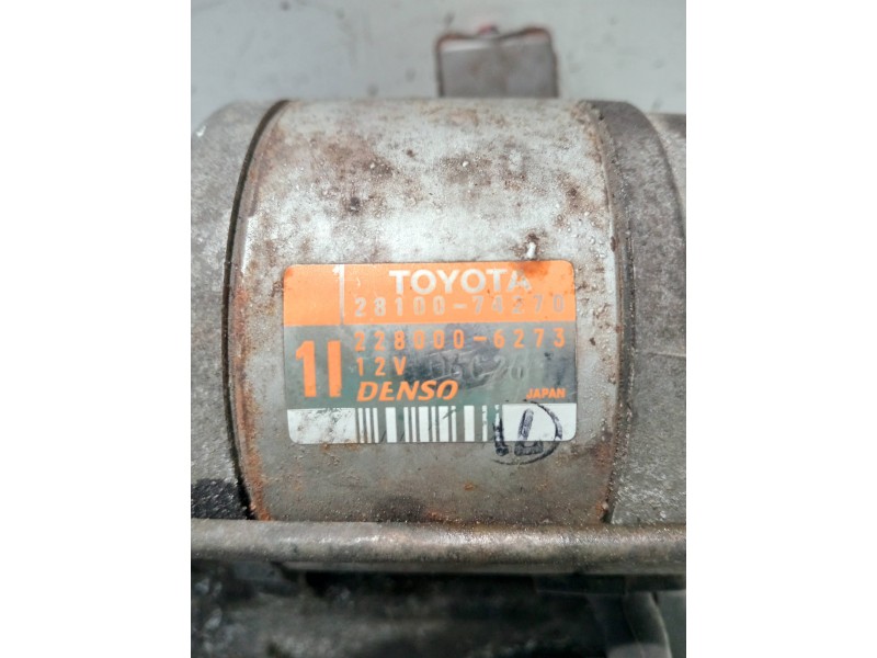 Recambio de motor arranque para toyota rav 4 (a2) referencia OEM IAM 2810074270 2280006273 