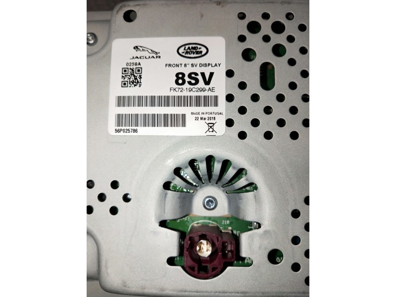 Recambio de pantalla multifuncion para jaguar f-pace referencia OEM IAM FK7219C299AE   Recambio de pantalla multifuncion para jaguar f-pace referencia OEM IAM FK7219C299AE