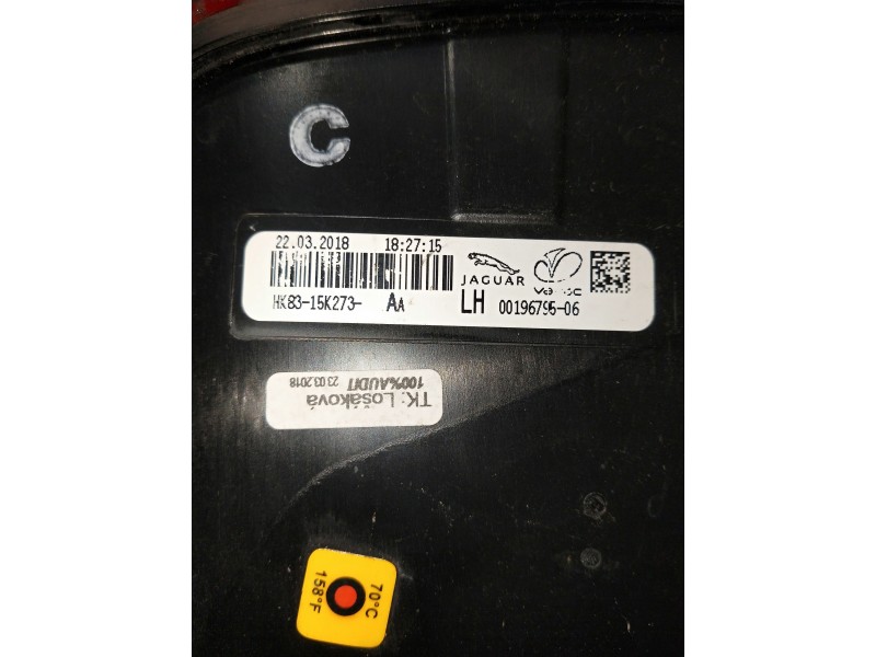 Recambio de piloto trasero izquierdo interior para jaguar f-pace referencia OEM IAM HK8315K273AA   Recambio de piloto trasero izquierdo interior para jaguar f-pace referencia OEM IAM HK8315K273AA