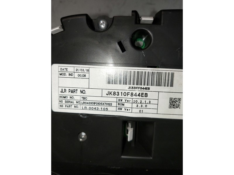 Recambio de cuadro instrumentos para jaguar f-pace referencia OEM IAM JK8310F844EB   Recambio de cuadro instrumentos para jaguar f-pace referencia OEM IAM JK8310F844EB