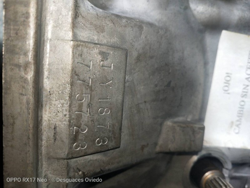 Recambio de caja cambios para hyundai elantra (xd) 1.6 16v cat referencia OEM IAM JY1873 775723 