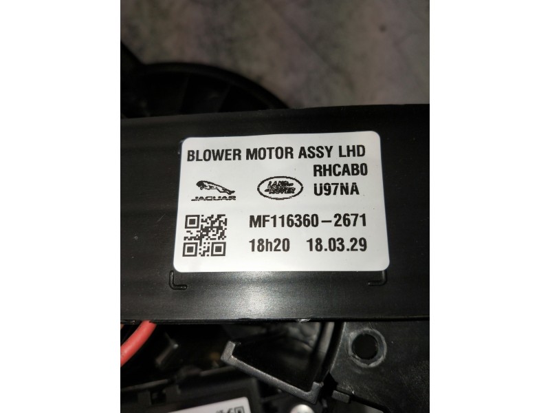 Recambio de motor calefaccion para jaguar f-pace referencia OEM IAM GX7319E624AA MF1163602671  Recambio de motor calefaccion para jaguar f-pace referencia OEM IAM GX7319E624AA MF1163602671