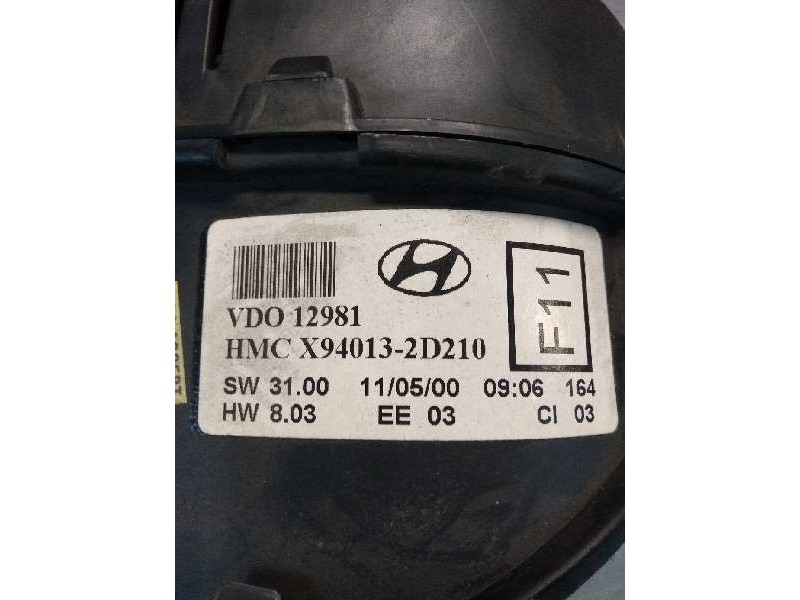 Recambio de cuadro instrumentos para hyundai elantra (xd) 1.6 16v cat referencia OEM IAM 940132D210 F11 12981