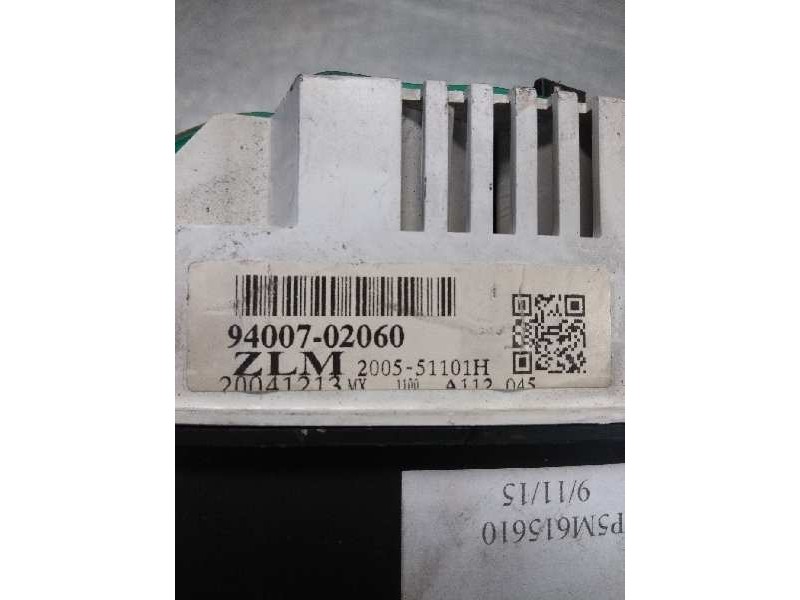 Recambio de cuadro instrumentos para hyundai atos prime (mx) gls (2003) referencia OEM IAM 9400702060 200551101H ZLM