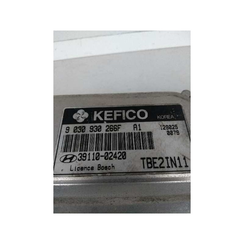 Recambio de centralita motor uce para hyundai getz (tb) 1.1 básico referencia OEM IAM 3911002420 9030930266F TBE2IN11 A1