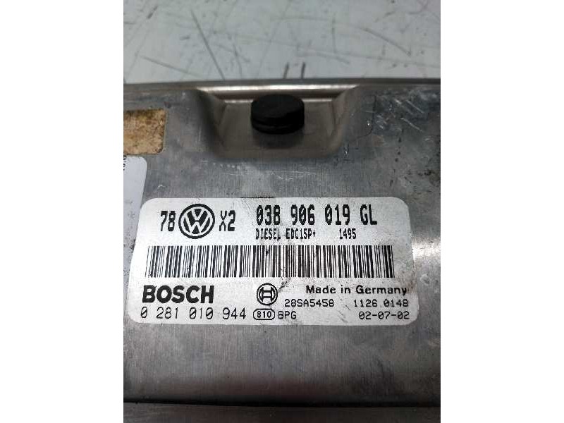 Recambio de centralita motor uce para volkswagen passat berlina (3b3) edition referencia OEM IAM 0281010944 038906019GL EDC15P