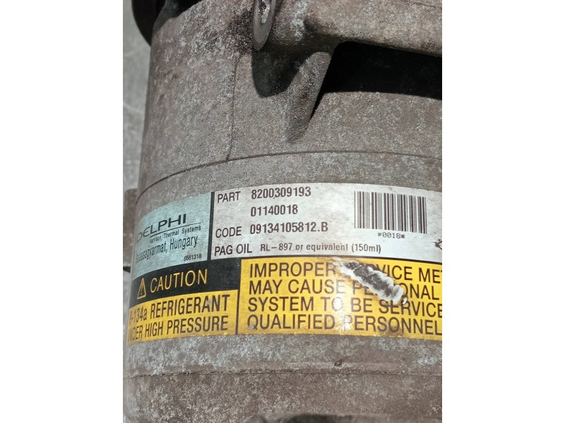 Recambio de compresor aire acondicionado para renault megane ii berlina 5p referencia OEM IAM 8200309193 01140018 