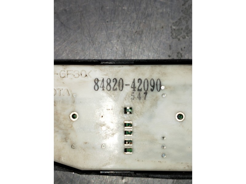 Recambio de mando elevalunas delantero izquierdo para toyota rav 4 (a2) referencia OEM IAM 8482042090  