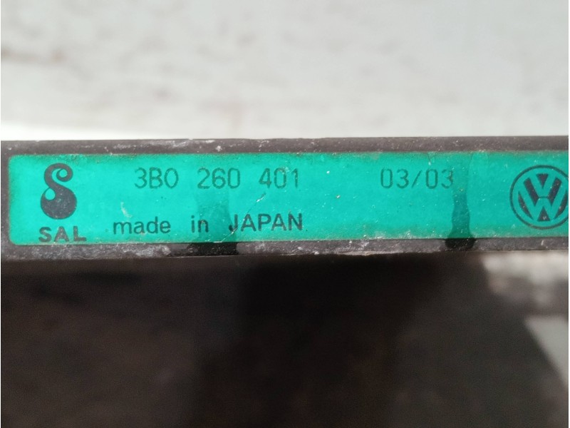 Recambio de condensador / radiador aire acondicionado para volkswagen passat berlina (3b3) referencia OEM IAM 3B0260401  