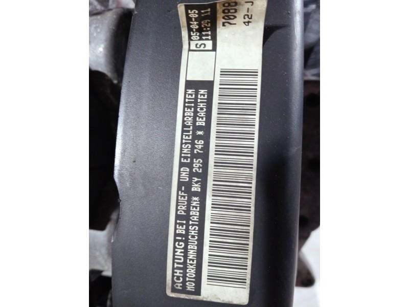 Recambio de motor completo para volkswagen polo (9n3) referencia OEM IAM BKY 295746 