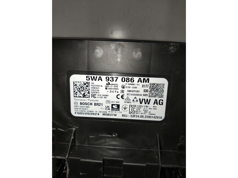 Recambio de modulo electronico para audi a3 sedan (8ys) referencia OEM IAM 5WA937086AM F005V03924 