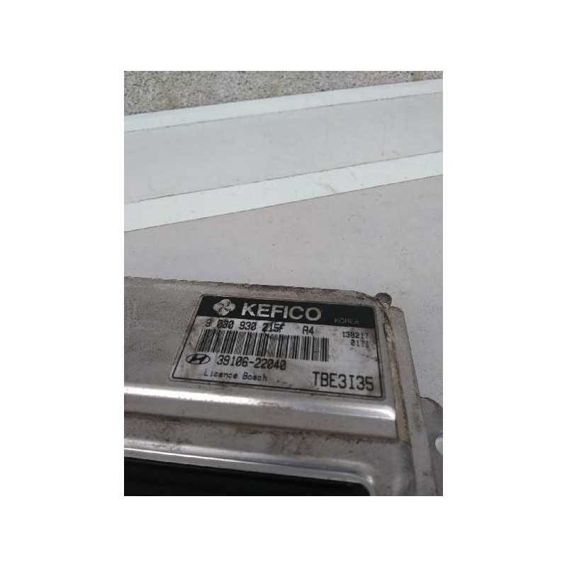 Recambio de centralita motor uce para hyundai getz (tb) 1.3 12v cat referencia OEM IAM 3910622040 9030930215F TBE3I35 A4 C35