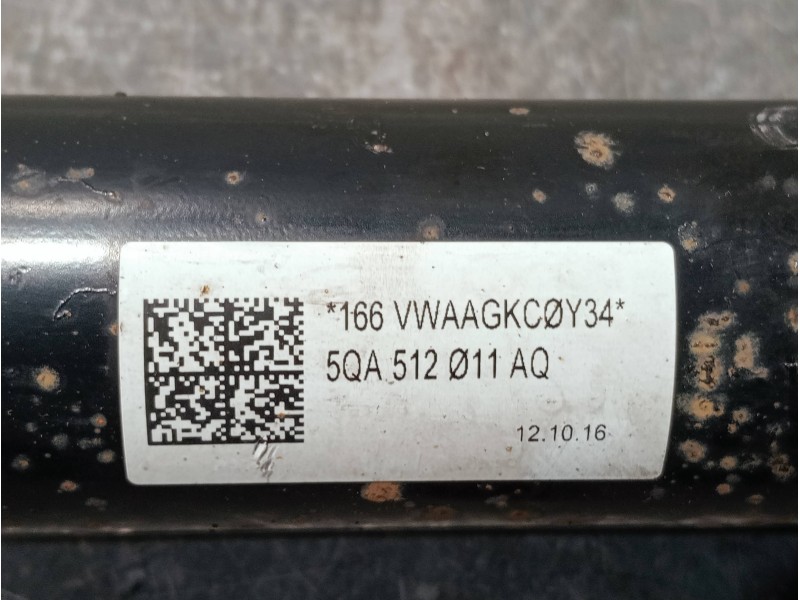Recambio de amortiguador trasero izquierdo para volkswagen touran (5t1) referencia OEM IAM 5QA512011AQ  
