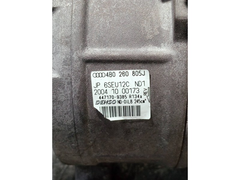 Recambio de compresor aire acondicionado para audi a6 avant (4b5) referencia OEM IAM 4B0260805J 4471709385 