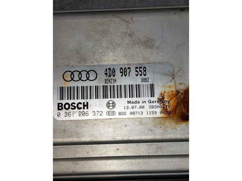 Recambio de centralita motor uce para audi s6 berlina (4b4) referencia OEM IAM 0261206372 4DO907558 