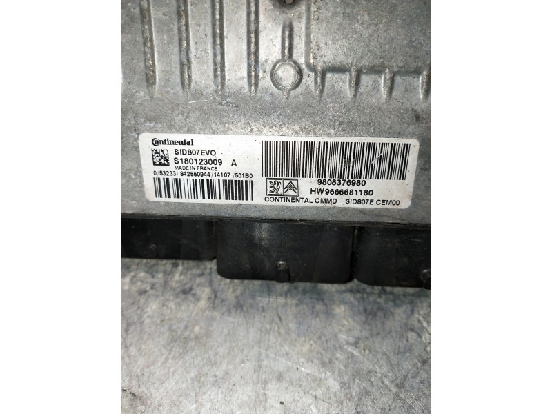 Recambio de centralita motor uce para citroen c4 picasso referencia OEM IAM S180123009A 9808376980 HW9666681180