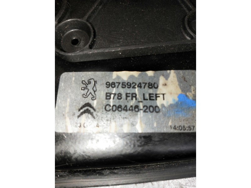 Recambio de elevalunas delantero izquierdo para citroen c4 picasso referencia OEM IAM 9675924780  P