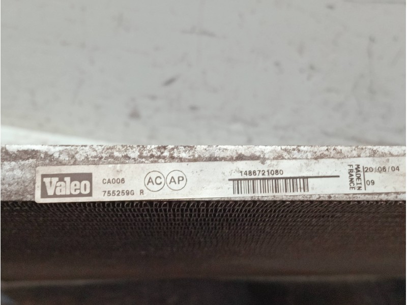 Recambio de condensador / radiador aire acondicionado para fiat scudo (222) referencia OEM IAM 1486721080 755259G 