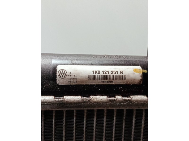 Recambio de radiador agua para skoda octavia berlina (1z3) referencia OEM IAM 1K0121251N  