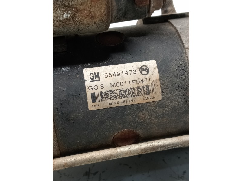 Recambio de motor arranque para opel astra k lim. 5türig referencia OEM IAM 55491473 M001TF0471 