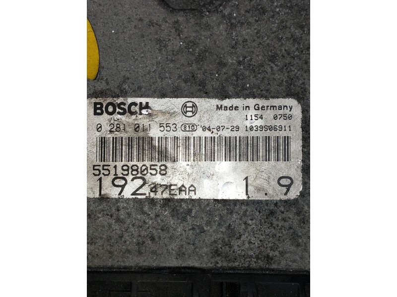 Recambio de centralita motor uce para fiat stilo (192) referencia OEM IAM 0281011553 5519805819247 