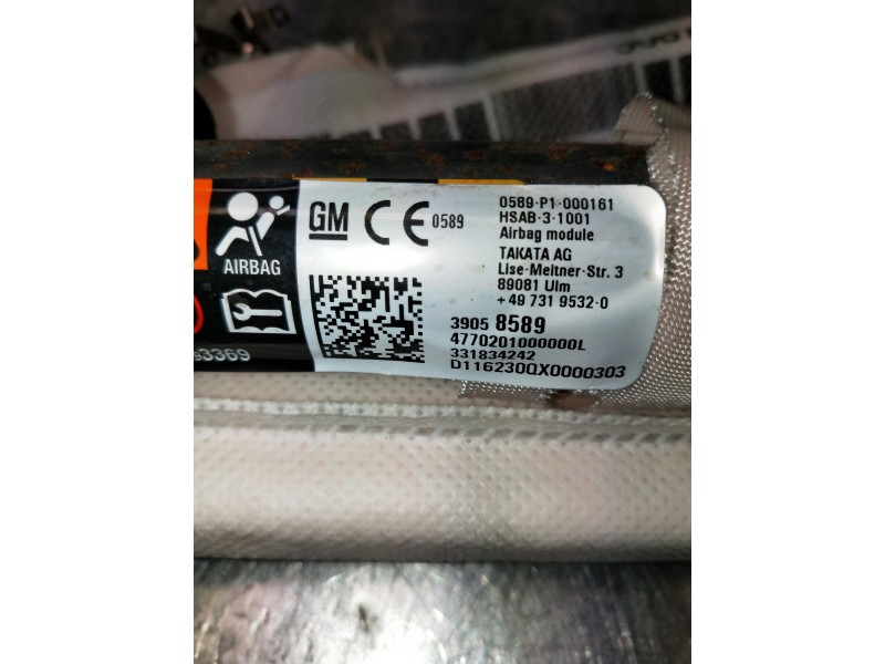 Recambio de airbag cortina delantero izquierdo para opel astra k lim. 5türig referencia OEM IAM   