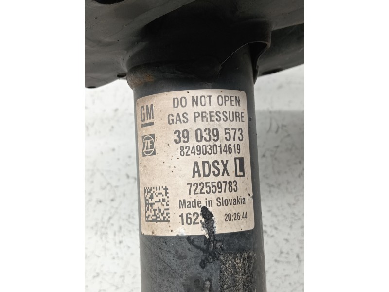 Recambio de amortiguador delantero izquierdo para opel astra k lim. 5türig referencia OEM IAM 39039573  