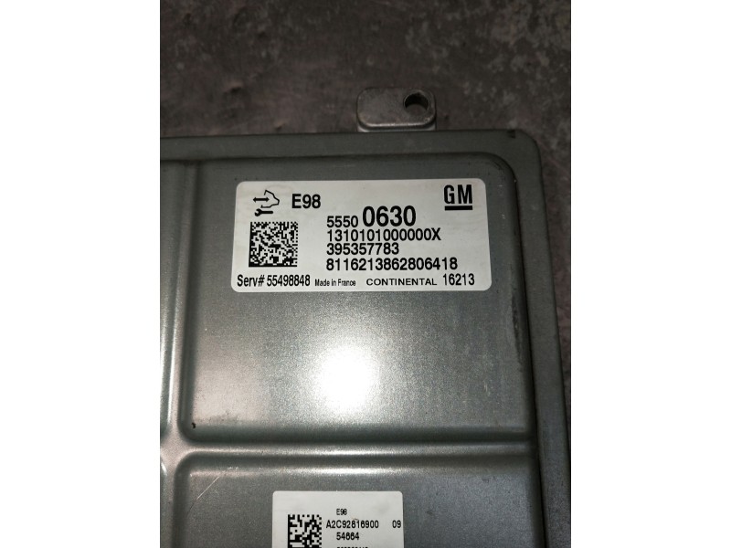 Recambio de centralita motor uce para opel astra k lim. 5türig referencia OEM IAM 55500630 395357783 55498848