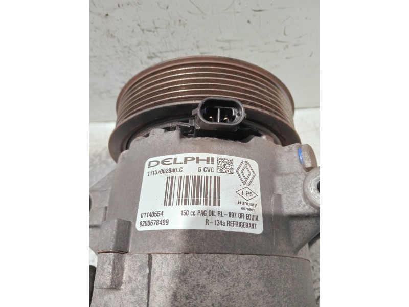 Recambio de compresor aire acondicionado para renault megane ii berlina 5p referencia OEM IAM 8200678499 01140554 6570901