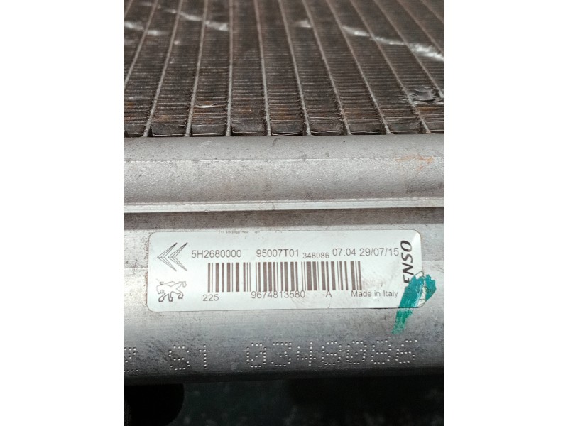 Recambio de condensador / radiador aire acondicionado para citroen c4 cactus referencia OEM IAM 9674813580 5H2680000 