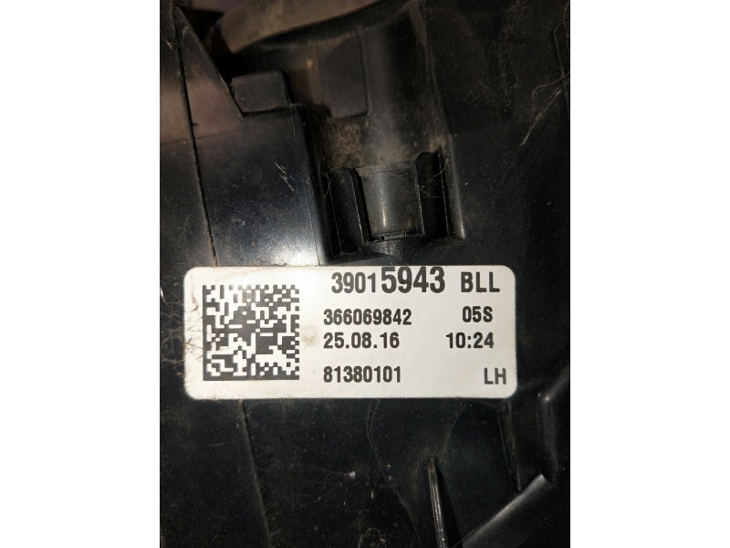 Recambio de piloto trasero izquierdo para opel astra k lim. 5türig referencia OEM IAM 39015943 81380101 366069842