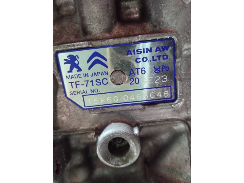 Recambio de caja cambios para citroen c4 picasso referencia OEM IAM 20GE23 TF1SC 15F6G 0465648 AUTOMATICA