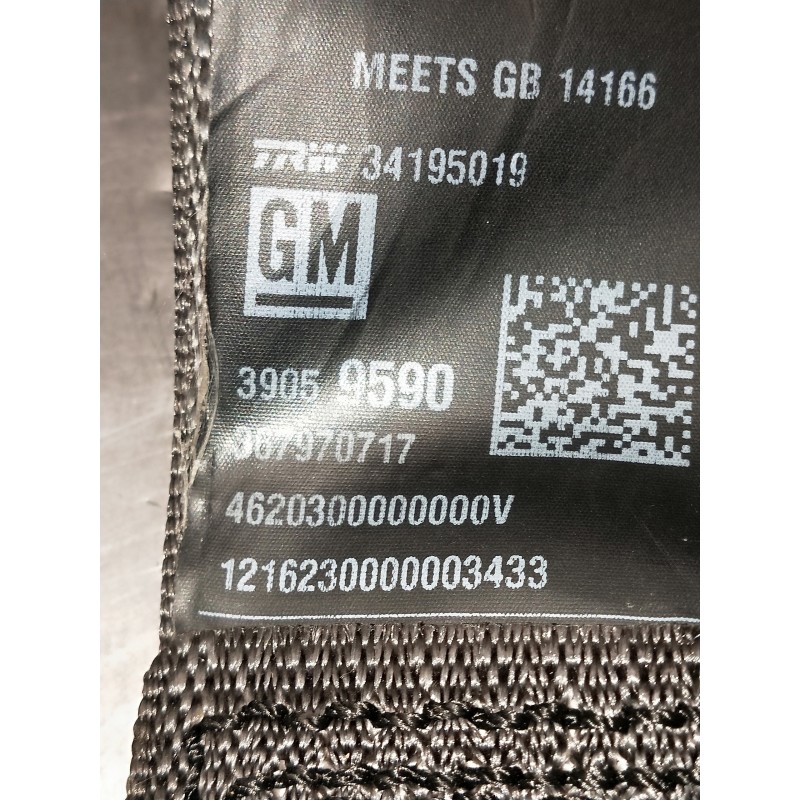 Recambio de juego cinturones trasero para opel astra k lim. 5türig referencia OEM IAM 39059589 39059590 34195019 5P 34195017