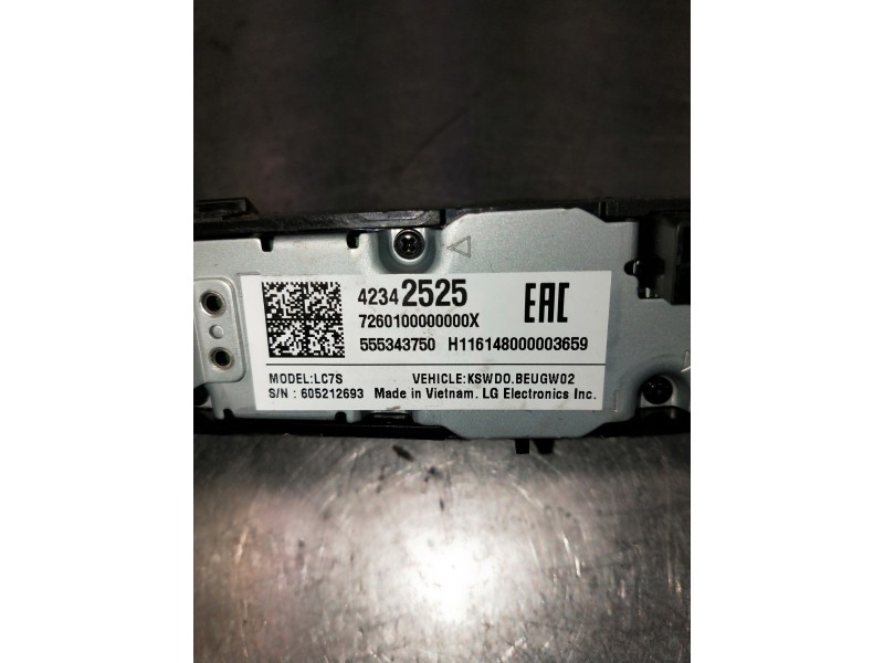 Recambio de mando multifuncion para opel astra k lim. 5türig referencia OEM IAM 42342525 55343750 