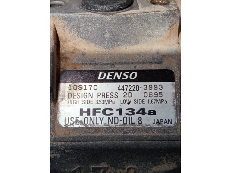 Recambio de compresor aire acondicionado para mitsubishi montero (v60/v70) referencia OEM IAM 4472203993 10S17C 