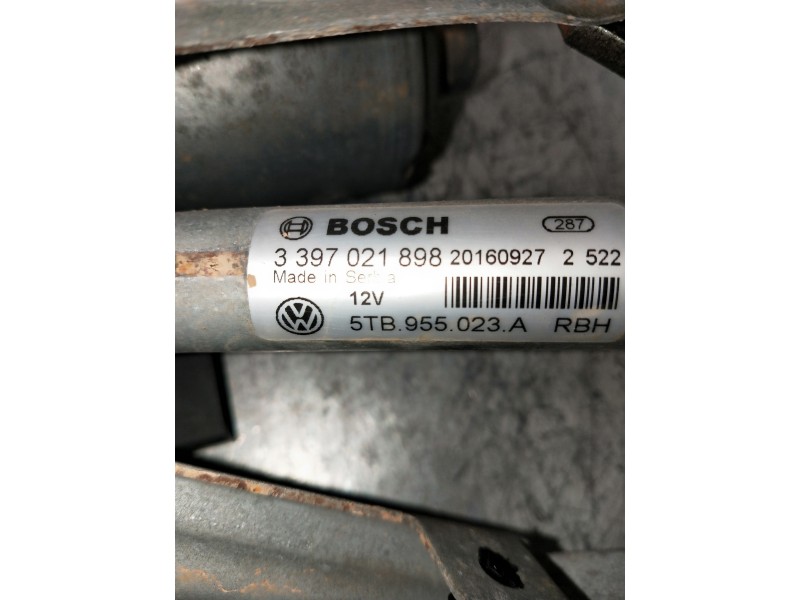 Recambio de motor limpia delantero para volkswagen touran (5t1) referencia OEM IAM 3397021898 5TA955023A 