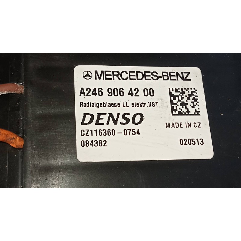 Recambio de motor calefaccion para mercedes clase a (w176) a 220 cdi blueefficiency (176.003) referencia OEM IAM A2469064200 CZ1