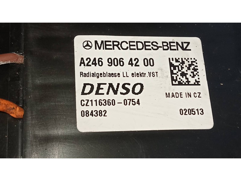 Recambio de motor calefaccion para mercedes clase a (w176) a 220 cdi blueefficiency (176.003) referencia OEM IAM A2469064200 CZ1